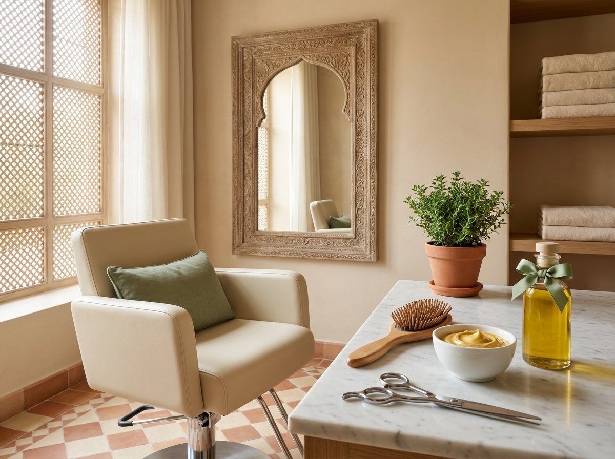 Moroccan Hair Salon Interior